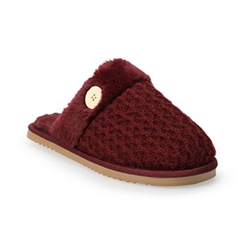 Sonoma Goods For Life® Nelliee Women's Sweater Vamp Scuff Slippers