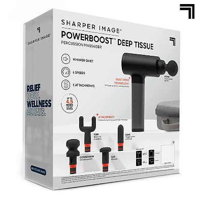 Sharper Image Powerboost Deep Tissue Percussion Massager