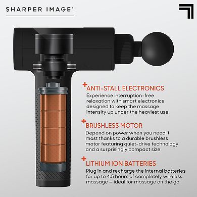 Sharper Image Powerboost Deep Tissue Percussion Massager