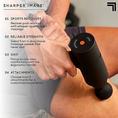 Sharper Image Powerboost Deep Tissue Percussion Massager