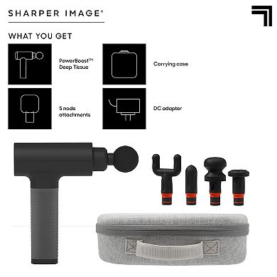 Sharper Image Powerboost Deep Tissue Percussion Massager