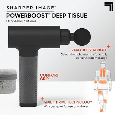 Sharper Image Powerboost Deep Tissue Percussion Massager