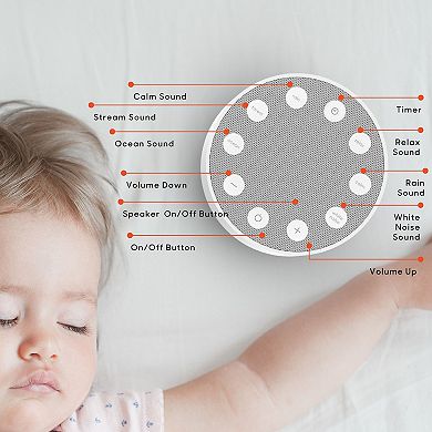 Sharper Image Sleep Therapy White Noise Machine
