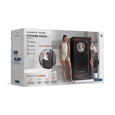 Sharper Image Portable Zip-Up Sauna Steamer Spa