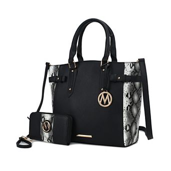 Mkf Collection Joelle Faux-snake Embossed Women’s Tote Bag With Wallet By Mia K
