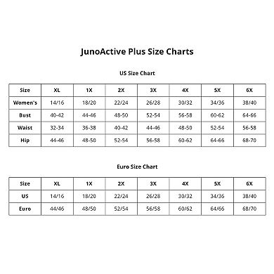 Plus Size Junoactive Softwik® Short Sleeve Knee-length Shift Dress