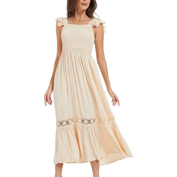 Ophelia | Women’s Summer Boho Ruffled Maxi Dress main image 0