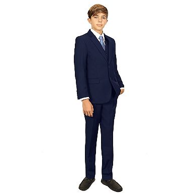Gioberti Boys 6-piece Suit Set Includes Shirt And Accessories