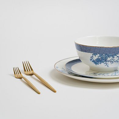 Ozarke's Blue Flower Plates Set