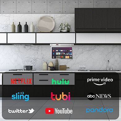 15.6 Inches Flip Down Smart Tv For Kitchen  +/-180° Rotation