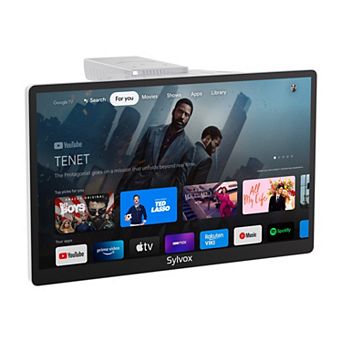 SYLVOX 15.6" Under Cabinet Kitchen TV, 1080P FHD Smart Google TV, WiFi, Bluetooth, Foldable