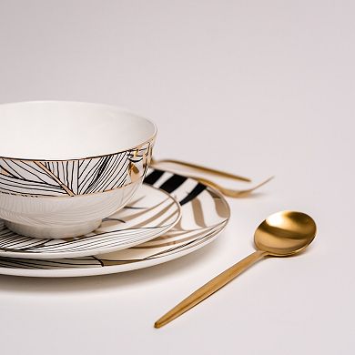 Ozarke's Alpha Golden Black Plates Set
