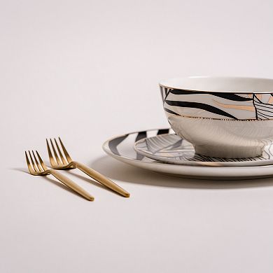 Ozarke's Alpha Golden Black Plates Set