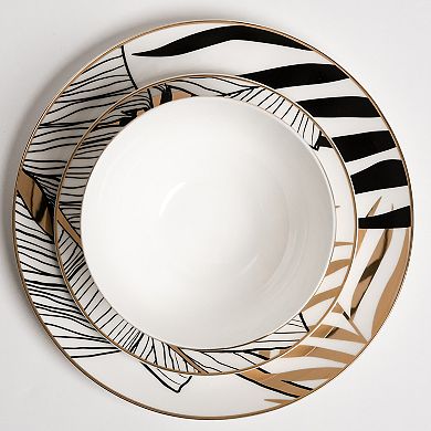 Ozarke's Alpha Golden Black Plates Set
