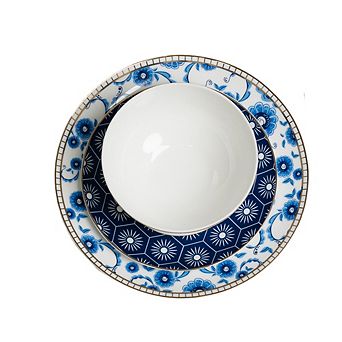 Ozarke's Gem Blue White Plate Set