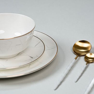 Ozarke's Miguel Marble Design Plates Set
