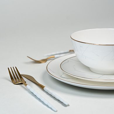 Ozarke's Miguel Marble Design Plates Set