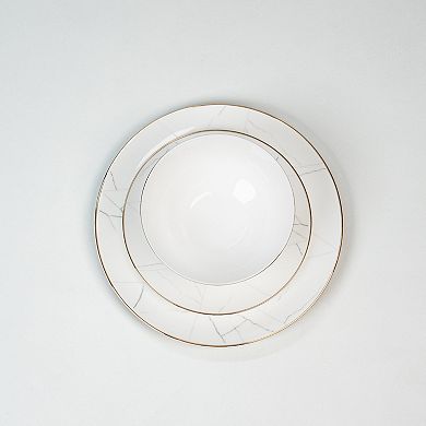 Ozarke's Miguel Marble Design Plates Set