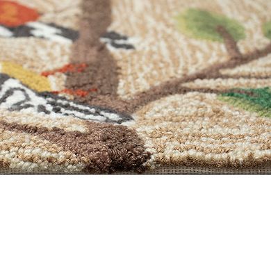 Liora Manne Frontporch Birds On A Branch Indoor/Outdoor Area Rug