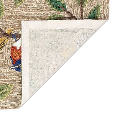 Liora Manne Frontporch Birds On A Branch Indoor/Outdoor Area Rug