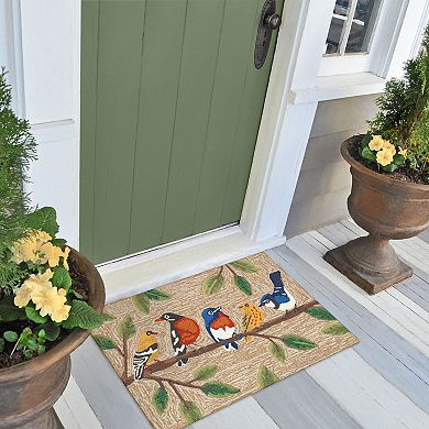 Liora Manne Frontporch Birds On A Branch Indoor/Outdoor Area Rug