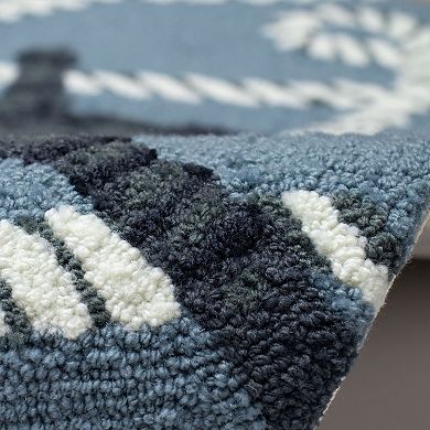 Liora Manne Frontporch Captain's Wheel Indoor/Outdoor Area Rug