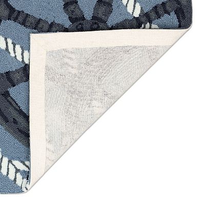 Liora Manne Frontporch Captain's Wheel Indoor/Outdoor Area Rug
