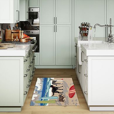 Liora Manne Frontporch Dog Beach Indoor/Outdoor Area Rug