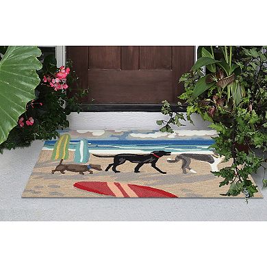 Liora Manne Frontporch Dog Beach Indoor/Outdoor Area Rug