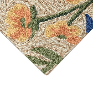Liora Manne Frontporch Floral Dragonfly Indoor/Outdoor Area Rug