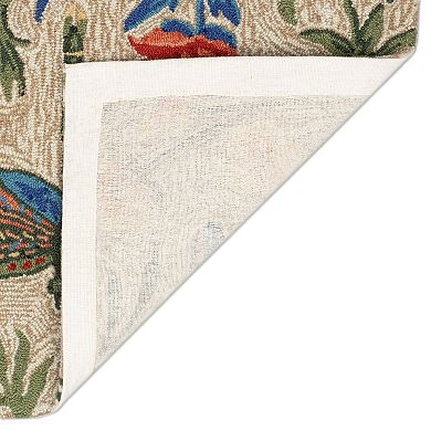 Liora Manne Frontporch Floral Dragonfly Indoor/Outdoor Area Rug