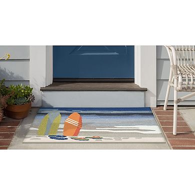 Liora Manne Frontporch Surf Break Indoor/Outdoor Area Rug