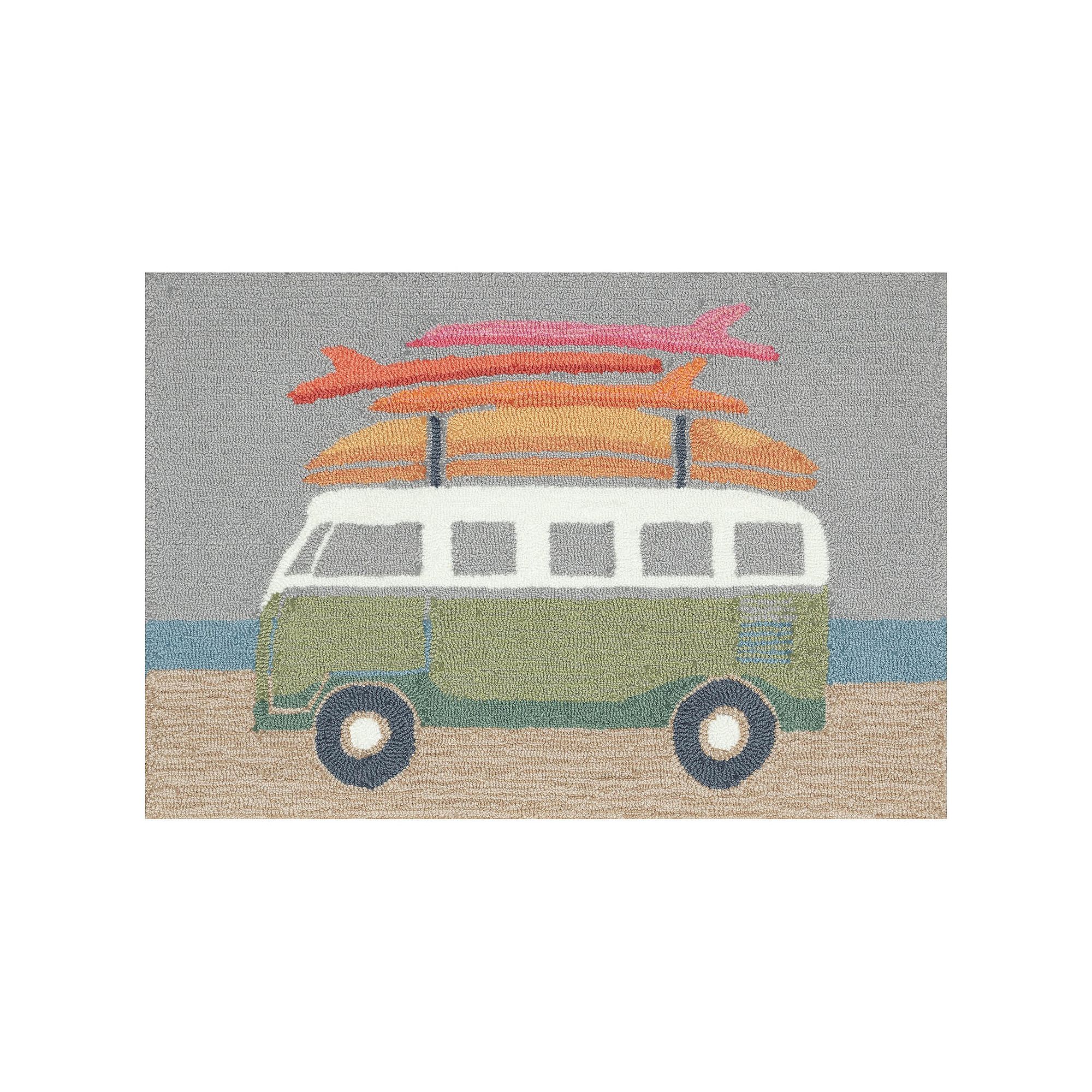 Liora Manne Frontporch Van Life Indoor/Outdoor Area Rug, Blue