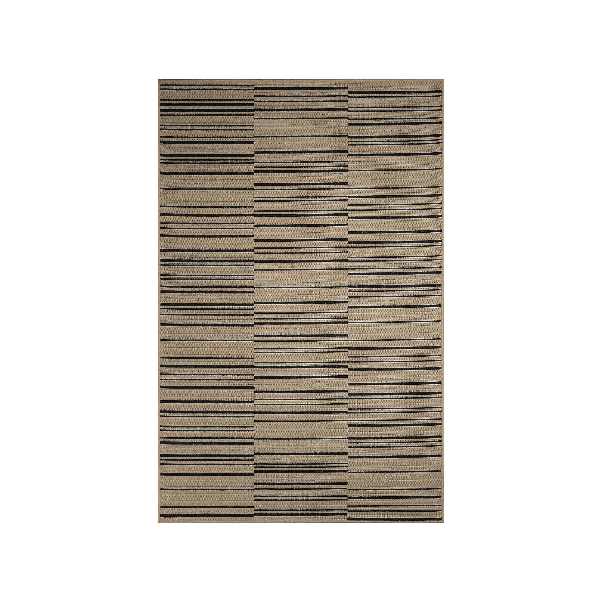 Liora Manne Katonah Lines Indoor/Outdoor Area Rug, Natural