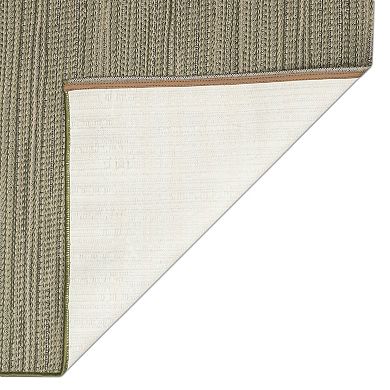 Liora Manne Miranda Tweed Stripe Indoor/Outdoor Area Rug