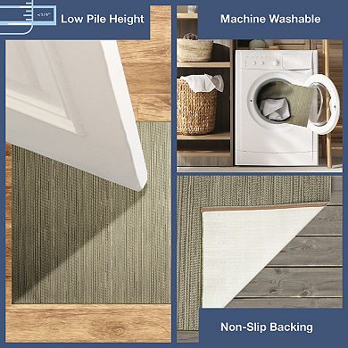 Liora Manne Miranda Tweed Stripe Indoor/Outdoor Area Rug