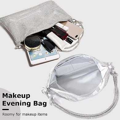 Women's, Glitter Evening Bags With Rhinestones For A Glamorous Entrance
