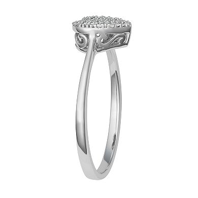 HDI 1/5 Carat T.W. Diamond Heart Ring