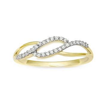 HDI 1/10 Carat T.W. Diamond Right Hand Ring