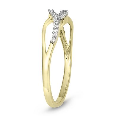 HDI 1/10 Carat T.W. Diamond Right Hand Ring