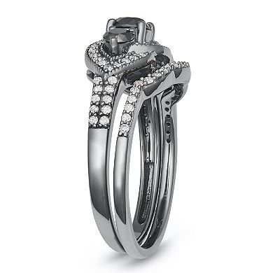 HDI 1 Carat T.W. Black Diamond Ring