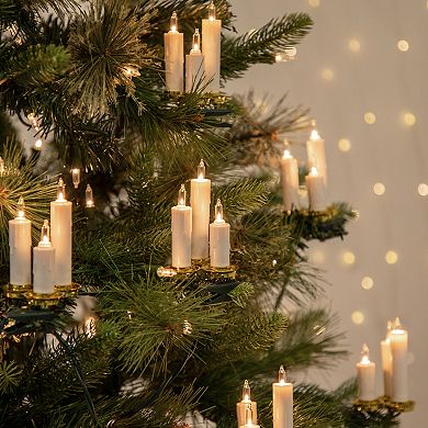 Northlight 7-Count Dripping Clip On Candle Cluster Christmas Lights