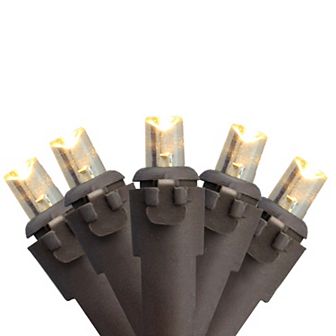 Northlight 50-Pack Warm White LED Wide Angle Christmas Lights