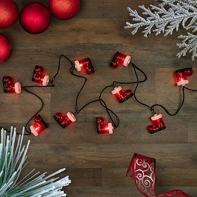 Northlight 10-Count Santa's Boots Christmas Light Set