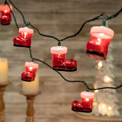 Northlight 10-Count Santa's Boots Christmas Light Set