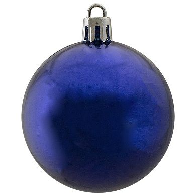 Northlight Shiny Royal Blue Shatterproof Christmas Ball Ornaments 32 pc Set