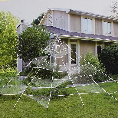 Northlight Giant Outdoor Spider Web Halloween Decoration