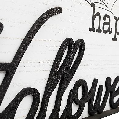 Northlight "Happy Halloween" Spider Web Wall Sign