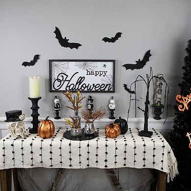 Northlight "Happy Halloween" Spider Web Wall Sign