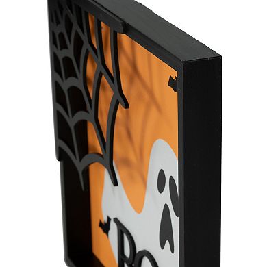 Northlight Framed 3D "Boo" Halloween Wall Sign